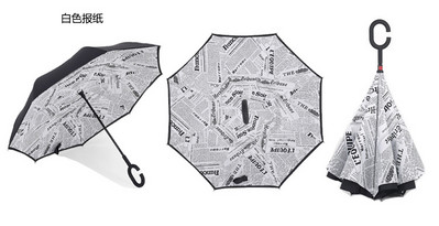 2023. gada saliekams ar garu kātu, divslāņu apgriezts lietussargs, vēja necaurlaidīgs, reverss C-āķis, vīriešu golfa lietussargs, reverss lietussargi sievietēm