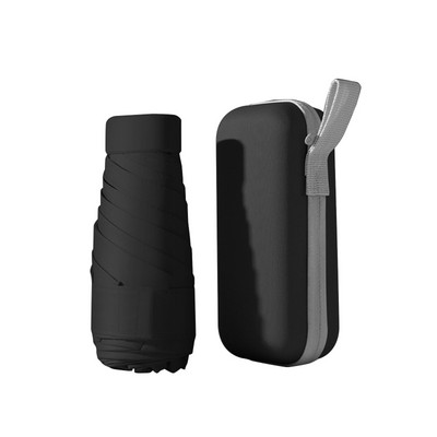 Prijenosni suncobran od 14 cm Mini suncobran UV sklopivi kišobran Zaštita od sunca Ultralaki suncobran za kišu Prijenosni putni kišobran