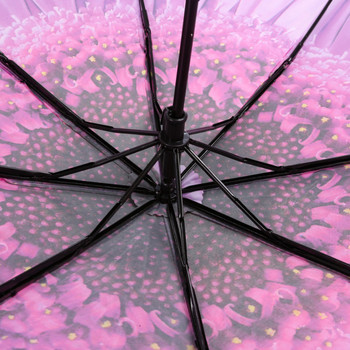 YADA Brand Ins Висококачествен жълт лилав слънчогледов чадър за дъжд Дамски чадър за дамски ветроустойчиви сгъваеми чадъри YS011