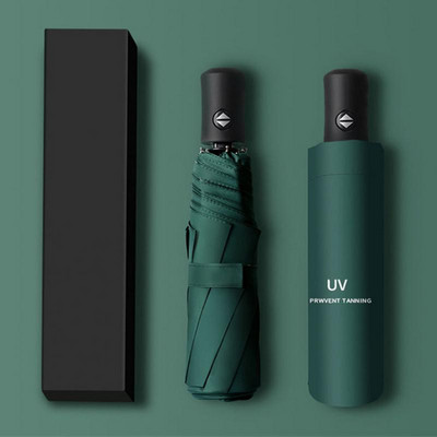 Prijenosni veliki suncobrani Anti-UV za kišu i sunce Dvoslojni kišobrani Kišobrani Otporna na vjetar Kišna oprema