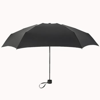 Мини джобен чадър Дамски UV малки чадъри 180g Дъжд Дамски Водоустойчив Мъжки Слънчев чадър Удобен момичета Пътуване Parapluie Kid