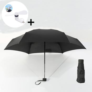 Мини джобен чадър Дамски UV малки чадъри 180g Дъжд Дамски Водоустойчив Мъжки Слънчев чадър Удобен момичета Пътуване Parapluie Kid