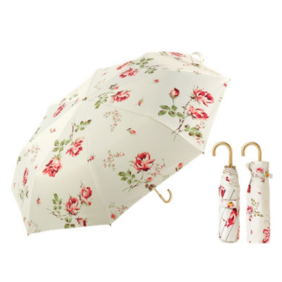 Umbrelă de călătorie rezistentă la vânt pentru ploaie Umbrelă pliabilă de călătorie pentru femei Umbrelă de epocă pliată cu 8 nervuri cadou
