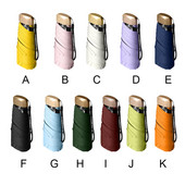 Sunny Umbrella Rain Cover Γλυκό δώρο Πολύχρωμη μοντέρνα σκιά κάψουλα Πτυσσόμενη σχεδίαση χειροτεχνία ελκυστική