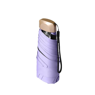 Sunny Umbrella Rain Cover Γλυκό δώρο Πολύχρωμη μοντέρνα σκιά κάψουλα Πτυσσόμενη σχεδίαση χειροτεχνία ελκυστική