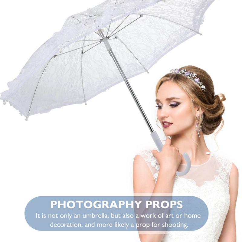 Nėriniai skėtis Scenos šokių rekvizitas Siuvinėjimas Skėtis nuo saulės Moterų fotografija Kostiumų aksesuarai Spektaklis Vestuvės