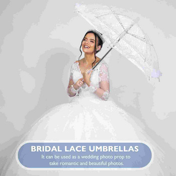 Lace Umbrella Stage Dancing Prop Lady Photography Props Wedding Parasol Vintage Μικρή Κεντητική Στολή Αξεσουάρ Παράσταση