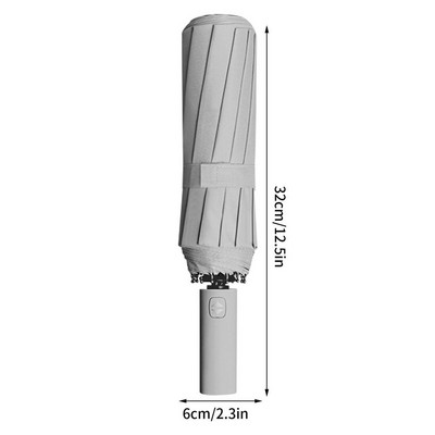 12 Bones automātiskais lietussargs ar vienu klikšķi atverams un aizverams vīriešu biznesa salokāms liels, pastiprināts, vēja necaurlaidīgs sieviešu saulessargs