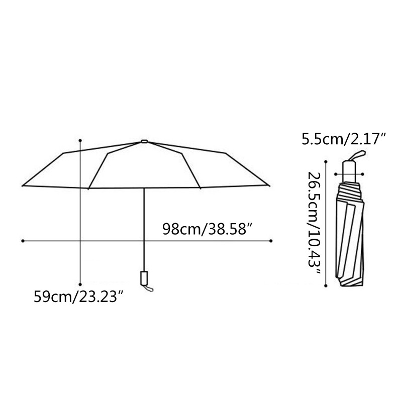 Potpuno automatski ispis novina, tri sklopiva kišobrana, uniseks retro kišobrani za putovanja na otvorenom, kampiranje po kiši