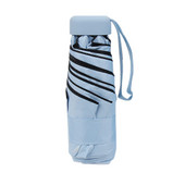 Umbrelă de lux ușoară pentru femei Umbrelă de soare cu acoperire neagră 5 ori Umbrelă de ploaie unisex Mini umbrelă portabilă de călătorie