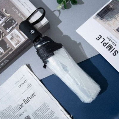 Väike moodne kokkupandav vihmavari, vihmavarju naistele, kingitus meestele, taskupäikesevari, tüdrukutele, kaasaskantavad läbipaistvad reisivihmavarjud