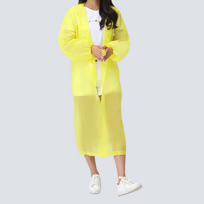 Poncho de ploaie reutilizabil EVA pentru copii, adulți, impermeabilă, pentru copii, fete, femei, costum de ploaie transparent transparent pentru studenți