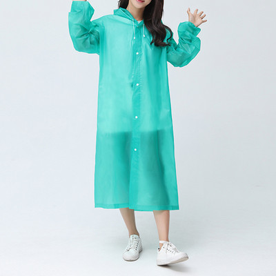 Poncho de ploaie reutilizabil EVA pentru copii, adulți, impermeabilă, pentru copii, fete, femei, costum de ploaie transparent transparent pentru studenți
