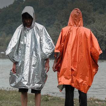 2023 Unisex Raincoat Thickened Waterproof Raincoat Αδιάβροχο Ανδρική ανακλαστική λωρίδα Αδιάβροχο Γυναικείο Τέντα Rain Poncho Camping