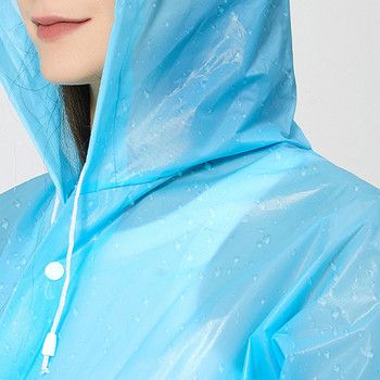 Αδιάβροχο για γυναίκες EVA Αδιάβροχο παλτό Unisex Αδιάβροχο Παχύ αδιάβροχα ρούχα για ενήλικες Κάμπινγκ επαναχρησιμοποιήσιμα Poncho Rainwear Hot έκπτωση