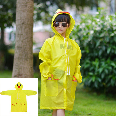Vodootporni 1PCS dječja kabanica odijelo za dijete u životinjskom stilu iz crtanih filmova Studentska kišna kabanica Rai otporna na vjetar