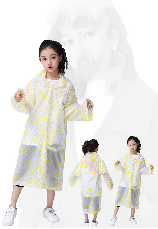Παιδικό αδιάβροχο Cute Hooded Kids Rainwear Thickened EVA αδιάβροχο Poncho επαναχρησιμοποιήσιμο για αγόρι κορίτσι μπουφάν βροχής