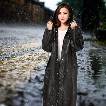 Ανδρικό γυναικείο αδιάβροχο αδιάβροχο υπαίθριο αδιάβροχο παλτό με κουκούλα μακριά βροχή Εξωτερική πεζοπορία Ταξίδι Ψάρεμα αναρρίχηση μπουφάν βροχής
