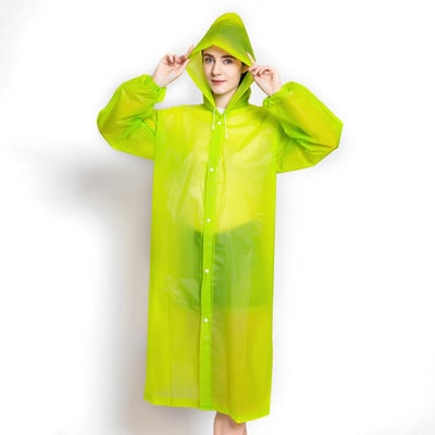 Pelernă de ploaie unisex de modă EVA, îngroșată, impermeabilă, pentru bărbați, femei, negru, multicolor, pentru camping, îmbrăcăminte de ploaie, haină cu glugă