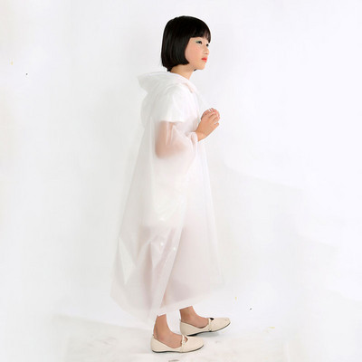 1 PC vihma pontšo ühekordselt kasutatav reisimine vihmamantel õues matkatarvikud Laste vihmamantel, laste vihmariided veekindlad