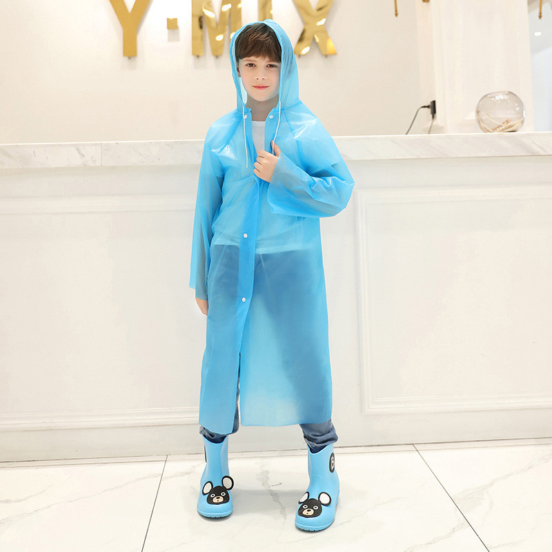 Υψηλής ποιότητας διαφανές μοδάτο παγωμένο παιδικό αδιάβροχο για κορίτσια και αγόρια Αδιάβροχα ρούχα για υπαίθρια πεζοπορία για παιδιά