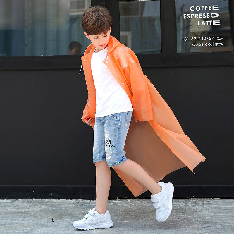 Υψηλής ποιότητας διαφανές μοδάτο παγωμένο παιδικό αδιάβροχο για κορίτσια και αγόρια Αδιάβροχα ρούχα για υπαίθρια πεζοπορία για παιδιά