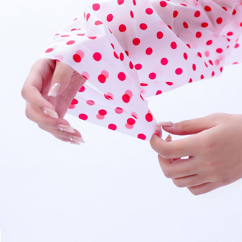 Täiskasvanute EVA wave dot dot kõndiv vihmamantel meestele ja naistele ühekordse vihmamantliga vihmariided