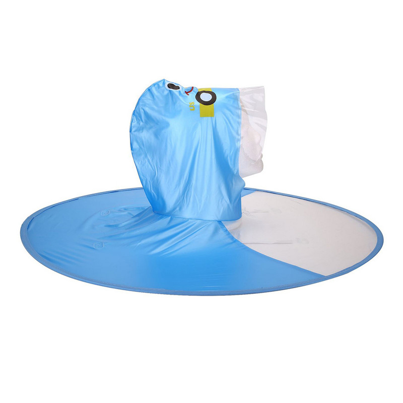 Lastele lendav taldrik Vihmamantel Veekindel vihmakindel multikas mantel kapuutsiga vihmavarjumüts kaasaskantav vihmamantel lastele THJ99