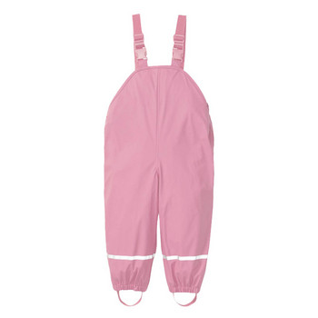 1-8 Y Toddler Παιδιά Αγόρια Κορίτσια Rain Dungarees Αντιανεμική Αδιάβροχη φόρμα λάσπης Ρούχα Παιδικά παντελόνια Παιδικές φόρμες Συνδυασμοί