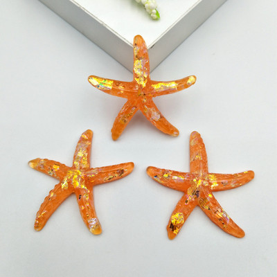 10 komada DIY smole preslatke svjetlucave šarene školjke morske zvijezde za kućno vjenčanje DIY ukrasi za pribor za albume