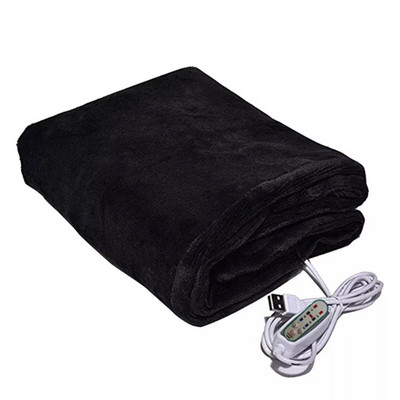2022 Преносимо отоплително одеяло USB зареждане Плюшено одеяло за носене Подаръци за зимата Удобно топло