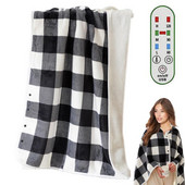 USB električna grijana deka Punjiva USB grijaća deka za ured 3 postavke grijanja Bacite deke za podešavanje temperature