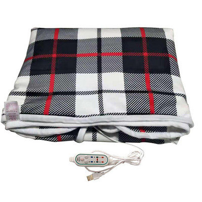 USB električna grijana deka Punjiva USB grijaća deka za ured 3 postavke grijanja Bacite deke za podešavanje temperature