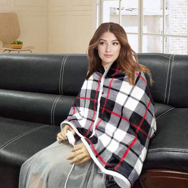 USB električna grijana deka Punjiva USB grijaća deka za ured 3 postavke grijanja Bacite deke za podešavanje temperature