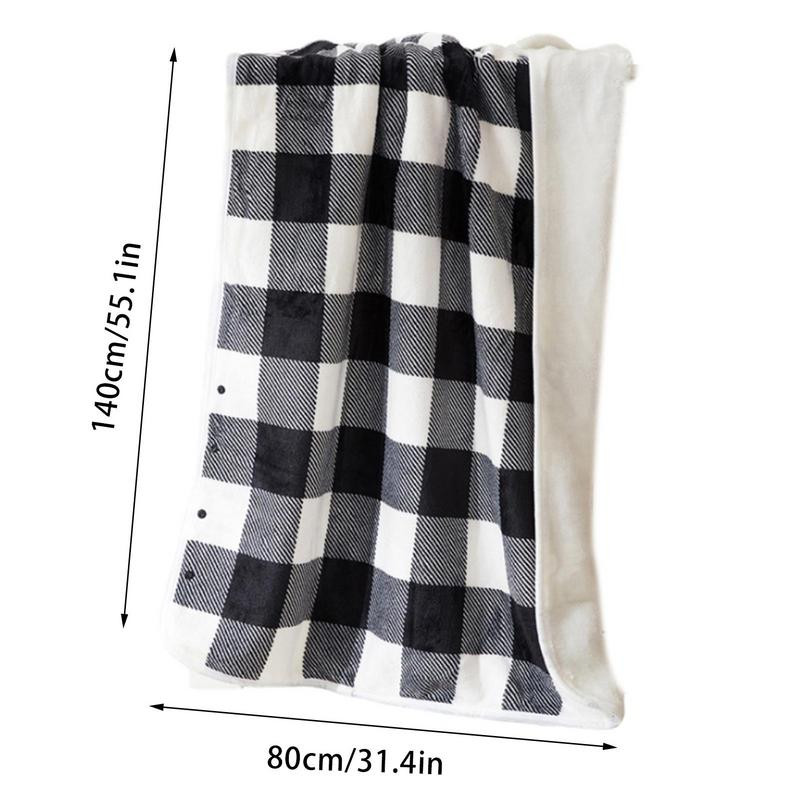 USB električna grijana deka Punjiva USB grijaća deka za ured 3 postavke grijanja Bacite deke za podešavanje temperature