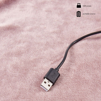 USB Електрическо нагревателно одеяло Домакински консумативи 5V нагревателна подложка за рамо Мека, удобна за кожата Машинно пране за тяло, врата, краката