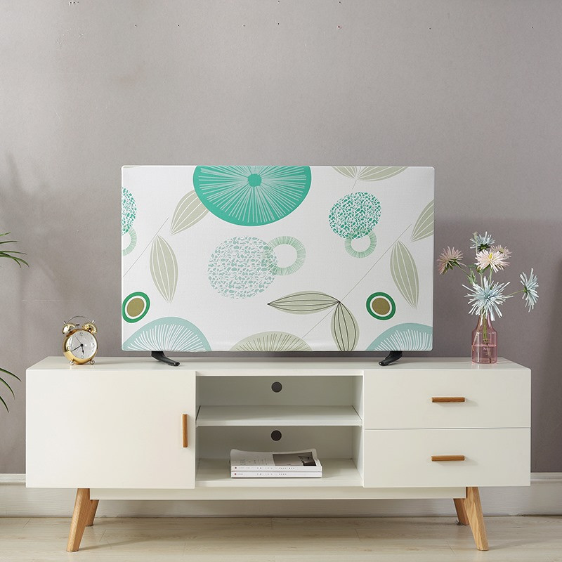 Naujas „Elastic Force“ televizoriaus gaubtas, 19–70 colių, paprastas ir modernus europietiško stiliaus audinys, 2021 m. karštas išpardavimas