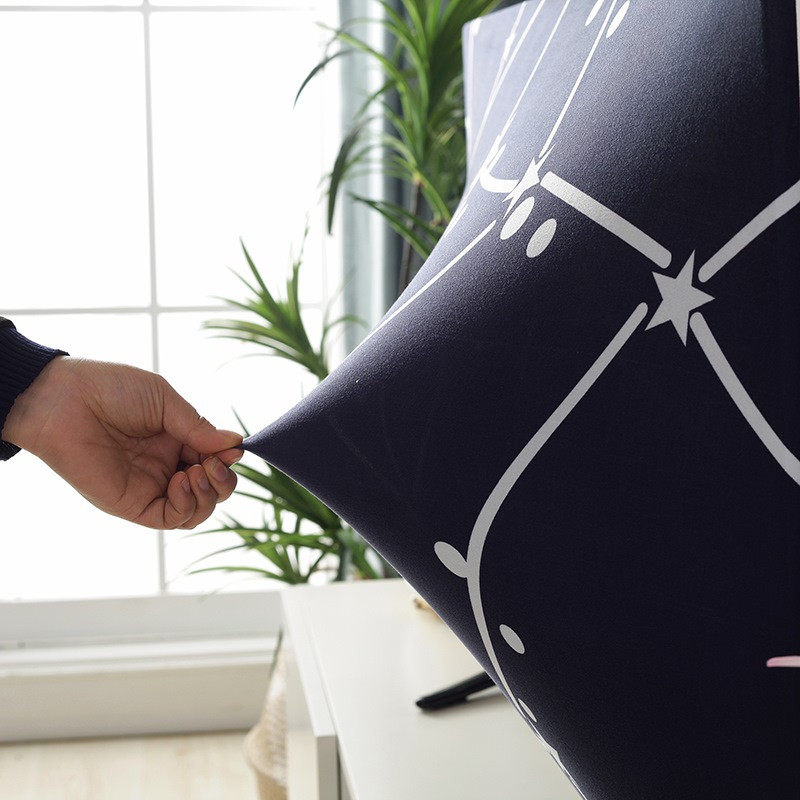 Naujas „Elastic Force“ televizoriaus gaubtas, 19–70 colių, paprastas ir modernus europietiško stiliaus audinys, 2021 m. karštas išpardavimas