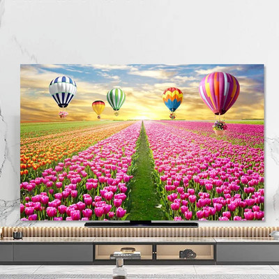 Капак за LCD телевизор GoodTop 32" - 70" инча Телевизионен екран Калъф от мека тъкан, устойчив на прах, защита срещу пръски за декорация на дома