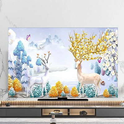 Καλύμμα τηλεόρασης LCD GoodTop 32" - Οθόνη 70 ιντσών Μαλακή υφασμάτινη θήκη στη σκόνη Προστασία από το πιτσίλισμα για διακόσμηση σπιτιού