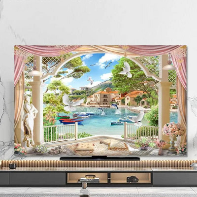 Καλύμμα τηλεόρασης LCD GoodTop 32" - Οθόνη 70 ιντσών Μαλακή υφασμάτινη θήκη στη σκόνη Προστασία από το πιτσίλισμα για διακόσμηση σπιτιού