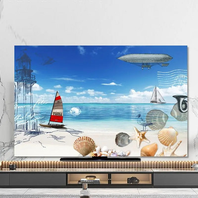 Καλύμμα τηλεόρασης LCD GoodTop 32" - Οθόνη 70 ιντσών Μαλακή υφασμάτινη θήκη στη σκόνη Προστασία από το πιτσίλισμα για διακόσμηση σπιτιού