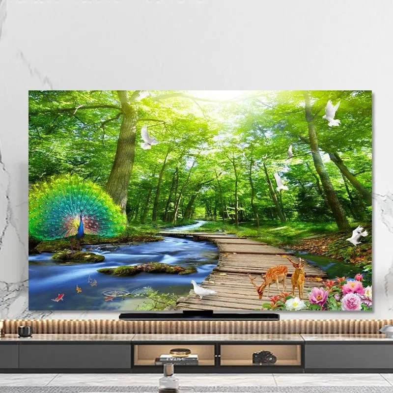 Καλύμμα τηλεόρασης LCD GoodTop 32" - Οθόνη 70 ιντσών Μαλακή υφασμάτινη θήκη στη σκόνη Προστασία από το πιτσίλισμα για διακόσμηση σπιτιού