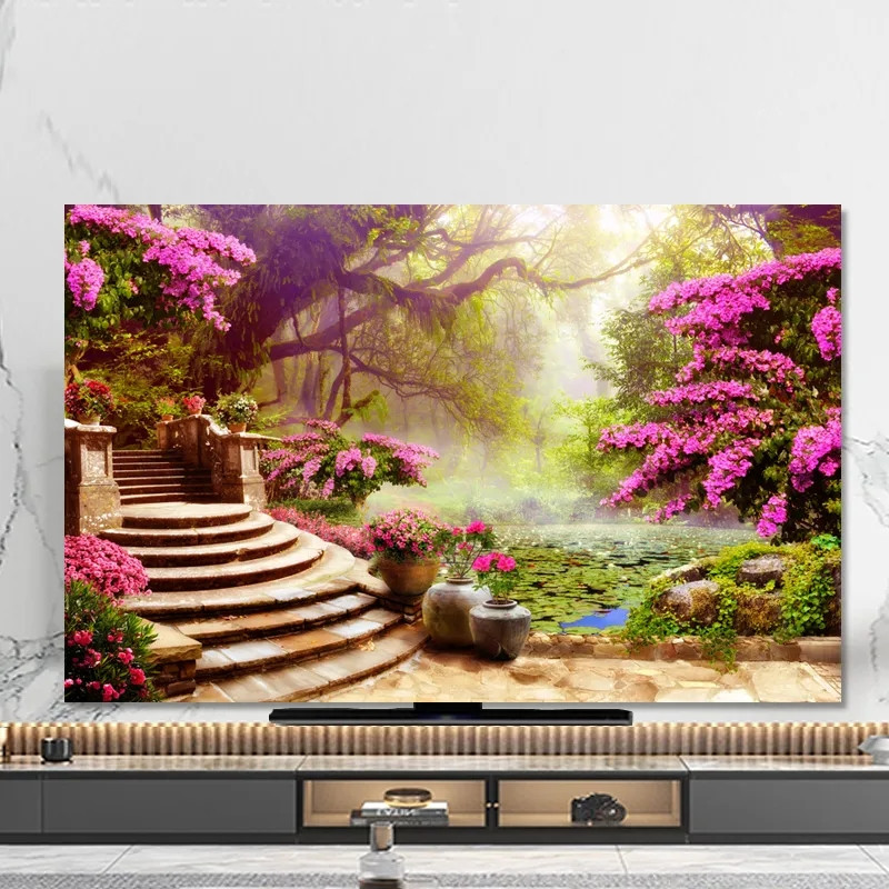 Καλύμμα τηλεόρασης LCD GoodTop 32" - Οθόνη 70 ιντσών Μαλακή υφασμάτινη θήκη στη σκόνη Προστασία από το πιτσίλισμα για διακόσμηση σπιτιού