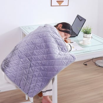5V USB, голямо електрическо одеяло, захранвано от Power Bank, зимно затоплящо легло, USB нагревател за одеяло, нагревател за тяло, домакински консумативи