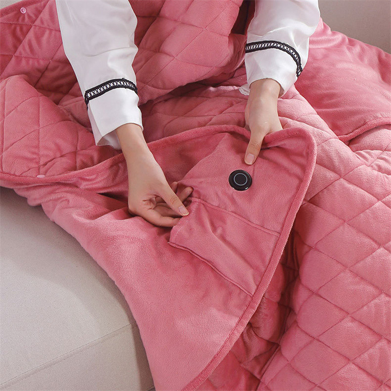 5 V USB didelė elektrinė antklodė maitinama Power Bank Žiemos lovos šildytuvas USB šildomas antklodė kūno šildytuvas namų apyvokos reikmenys