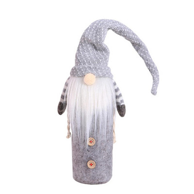 Arctalan öregember borosüveg fedele Boldog karácsonyi dekoráció otthonra 2021 karácsonyi dísz Újév 2022 Karácsonyi Navidad Ajándékok