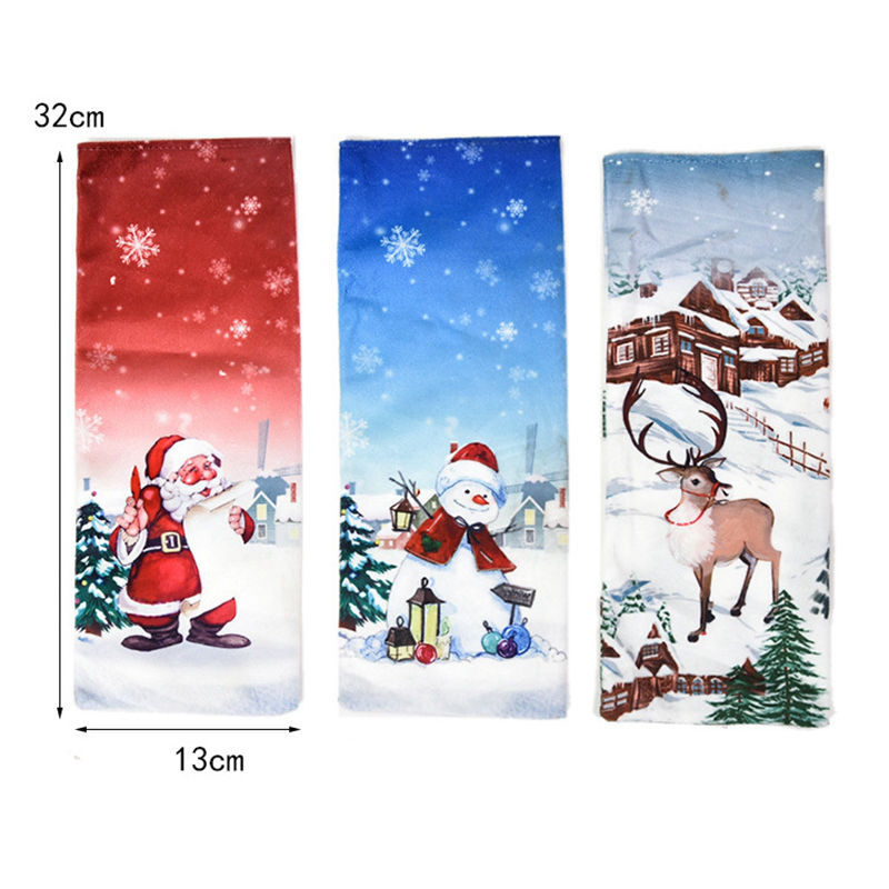 Audiniai Kalėdų vyno butelių dangteliai Kalėdų Senelis Vyno butelių maišelis Virtuvės vinoteca Vakarėlio reikmenys новогодние украшения 2022 natale