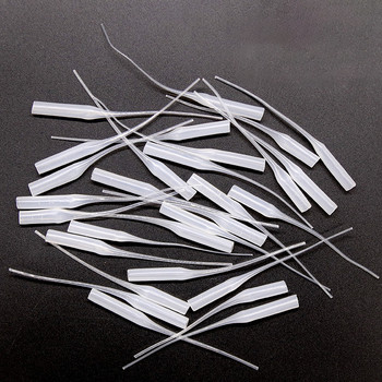 100Pcs Glue Micro-Tips Plastic Glue Bottle Tips Glue Extender Precision Applicator Dropping Tube Nozzle For Crafting Lab