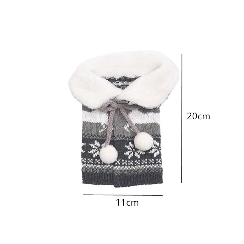 Karácsonyi díszek Pezsgőhűtő Kötött plüss szövet palackhüvely borvédő gallér